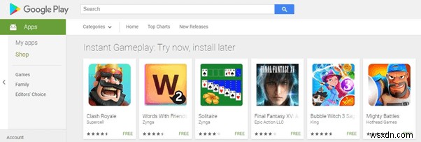 Google Play Instant: Cách Mạng Hoá Trải Nghiệm Game Android