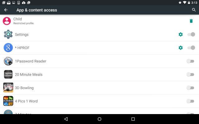 Tạo Hồ Sơ Hạn Chế Trên Máy Tính Bảng Android Để Kiểm Soát Phụ Huynh Hiệu Quả