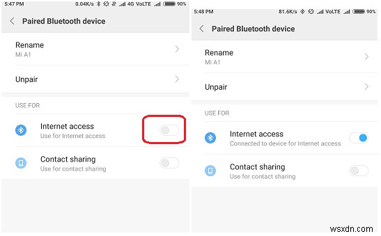 Chia sẻ Internet trên Android qua Bluetooth Tethering – Hướng dẫn từng bước