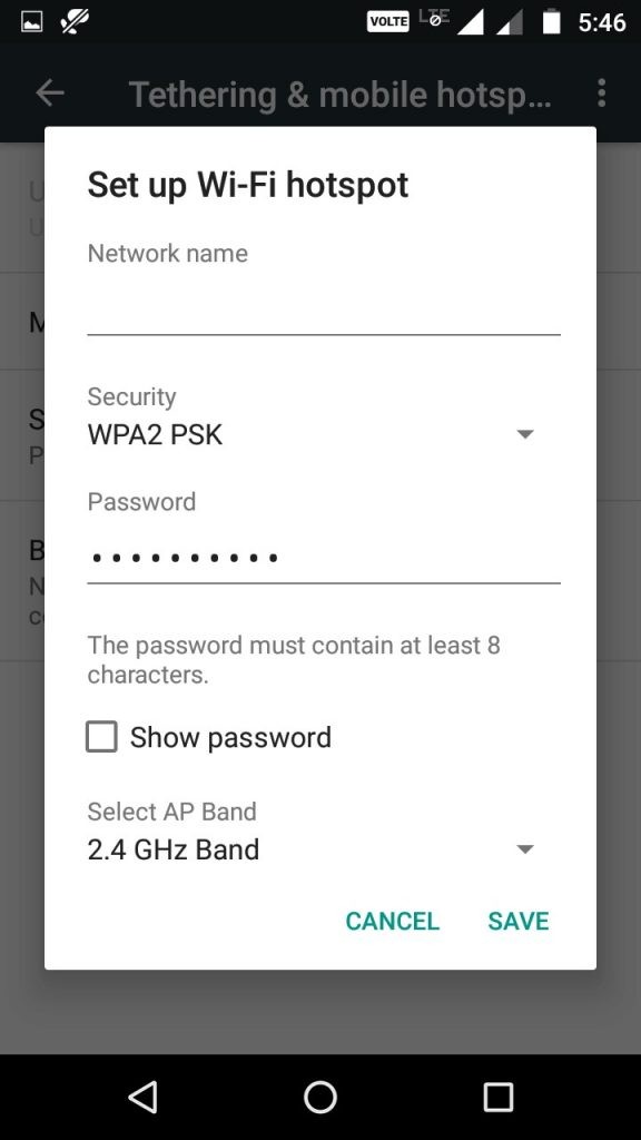 Chuyển đổi điện thoại Android thành Wi‑Fi Hotspot đáng tin cậy