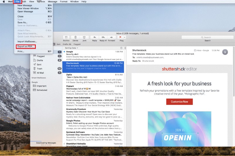 Chuyển đổi Email sang PDF dễ dàng – Không cần ứng dụng thứ ba