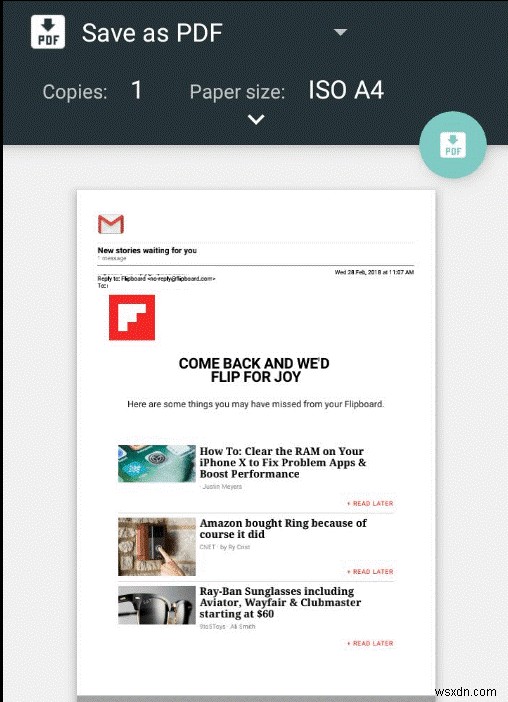 Chuyển đổi Email sang PDF dễ dàng – Không cần ứng dụng thứ ba