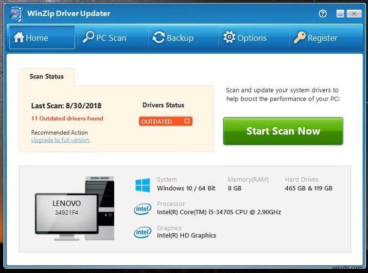 Tăng Hiệu Suất PC: Cập Nhật Driver Với WinZip Driver Updater