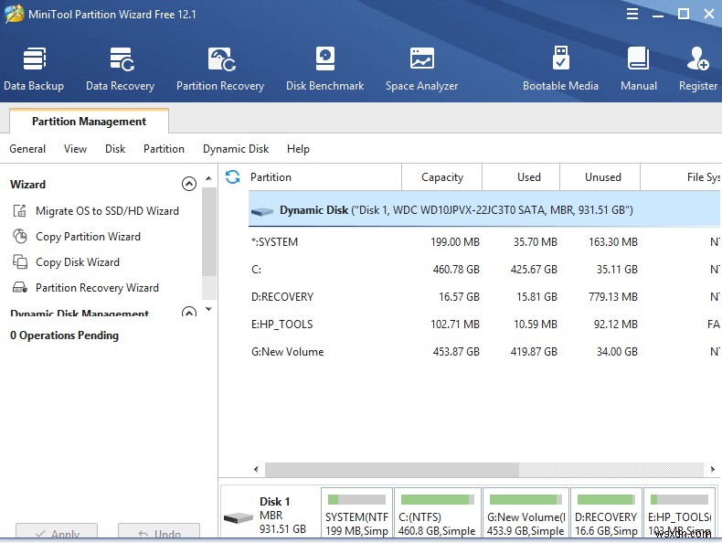 Đánh Giá MiniTool Partition Wizard Free 12.1: Công Cụ Quản Lý Đĩa Mạnh Mẽ – Tính Năng, Ưu & Nhược Điểm
