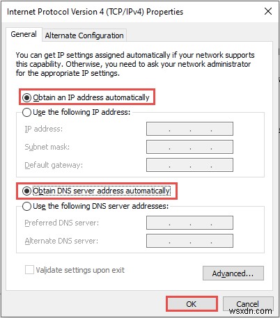 Khắc phục Local Area Connection: Giải quyết lỗi Cấu hình IP không hợp lệ