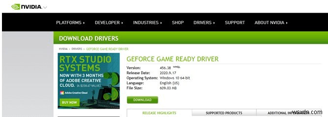 Khắc phục lỗi NVIDIA Warning: Known Issues – Cập nhật driver nhanh & Sửa gameplay