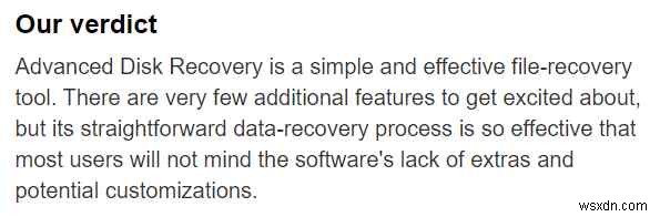 Advanced Disk Recovery: Đánh Giá Chi Tiết & Đánh Giá Giá Trị