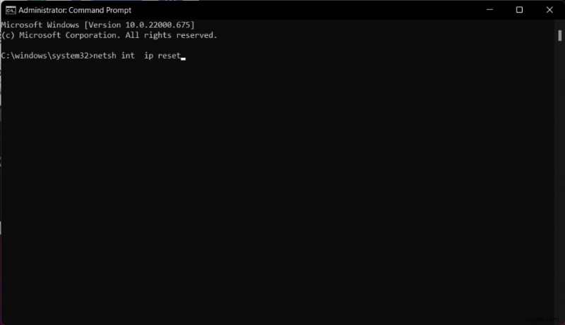 Đặt lại TCP/IP Stack trên Windows 10/11 để khôi phục kết nối internet