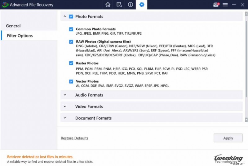 Đánh giá Advanced File Recovery: Tính năng, Hiệu suất và Giá trị cho người dùng Windows