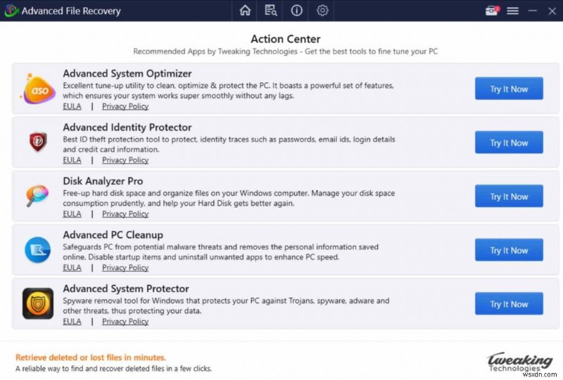 Đánh giá Advanced File Recovery: Tính năng, Hiệu suất và Giá trị cho người dùng Windows