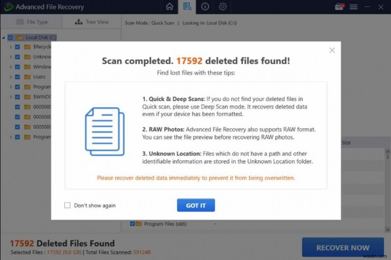Đánh giá Advanced File Recovery: Tính năng, Hiệu suất và Giá trị cho người dùng Windows