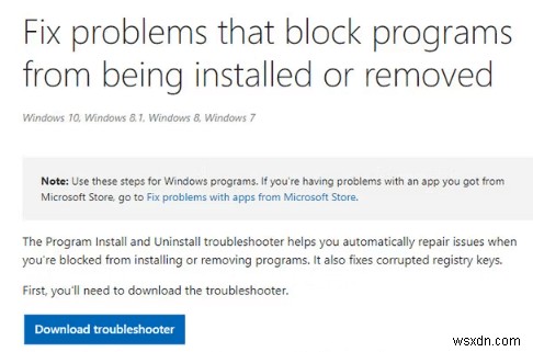 Khắc phục lỗi  Vấn đề với gói Windows Installer Package  – Hướng dẫn từng bước