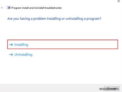 Khắc phục lỗi  Vấn đề với gói Windows Installer Package  – Hướng dẫn từng bước