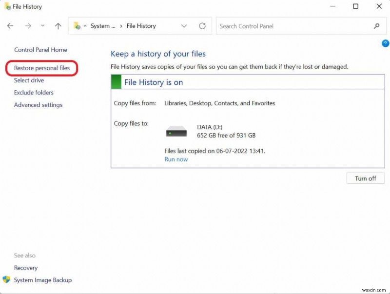 Cách khôi phục file an toàn sau khi cài lại Windows 10 hoặc 11