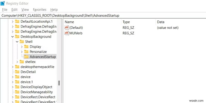 Tạo phím tắt truy cập nhanh Advanced Startup Options vào menu ngữ cảnh (Context Menu) Windows