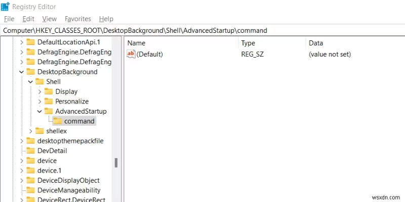 Tạo phím tắt truy cập nhanh Advanced Startup Options vào menu ngữ cảnh (Context Menu) Windows