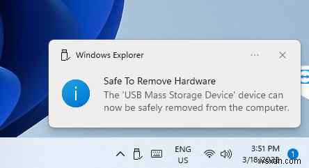 Cách an toàn gỡ USB trên Windows 11 – Hướng dẫn khắc phục nhanh