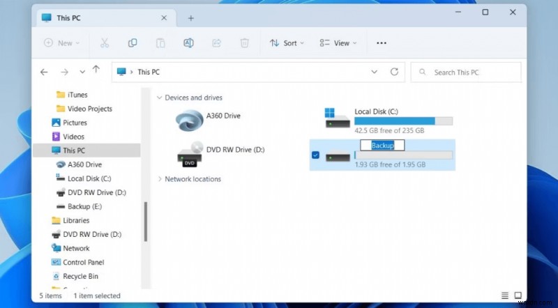 Cách đổi nhãn ổ đĩa trong Windows 11 – Các bước dễ dàng