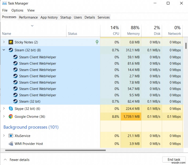 Khắc phục Steam Client WebHelper chiếm CPU cao trong vài phút