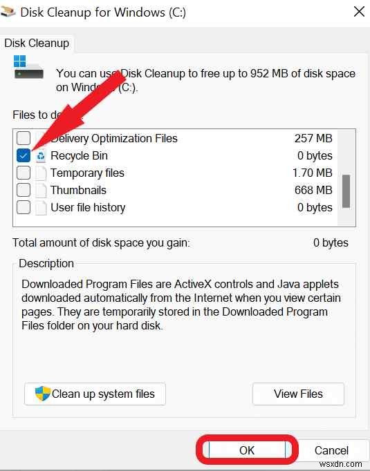 Cách nhanh chóng dọn Thùng rác trong Windows 11 – 6 phương pháp đã chứng minh