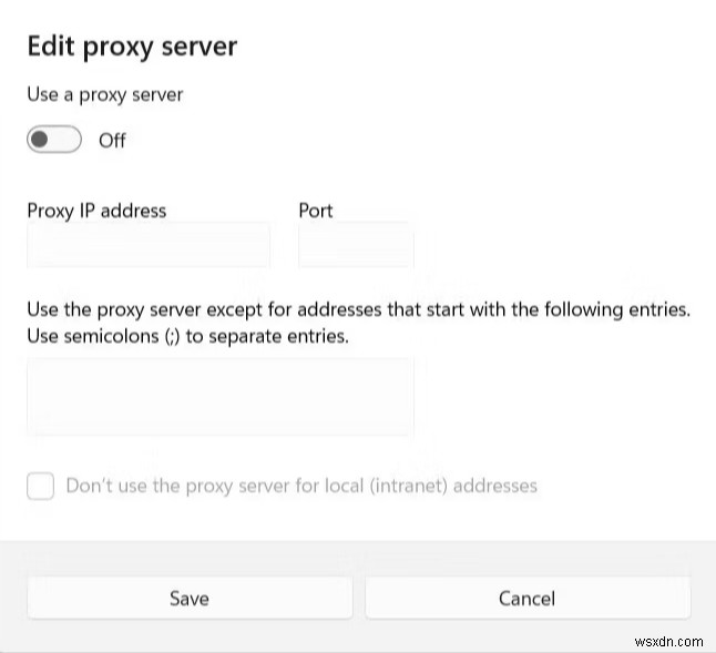 Tắt cài đặt Proxy trên Windows 11: Hướng dẫn từng bước