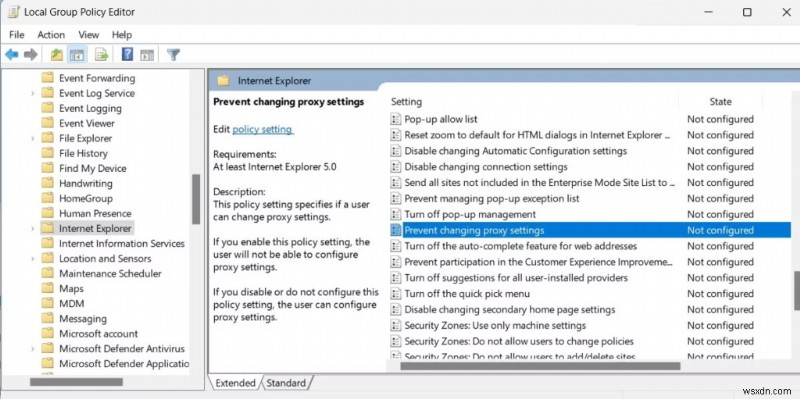 Tắt cài đặt Proxy trên Windows 11: Hướng dẫn từng bước