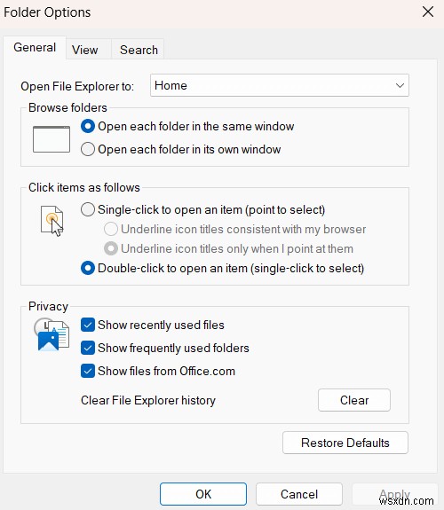 Khắc phục lỗi Quick Access không hoạt động trên Windows 11 – Giải pháp từng bước