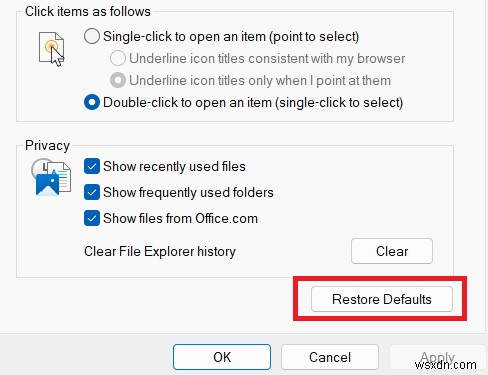 Khắc phục lỗi Quick Access không hoạt động trên Windows 11 – Giải pháp từng bước