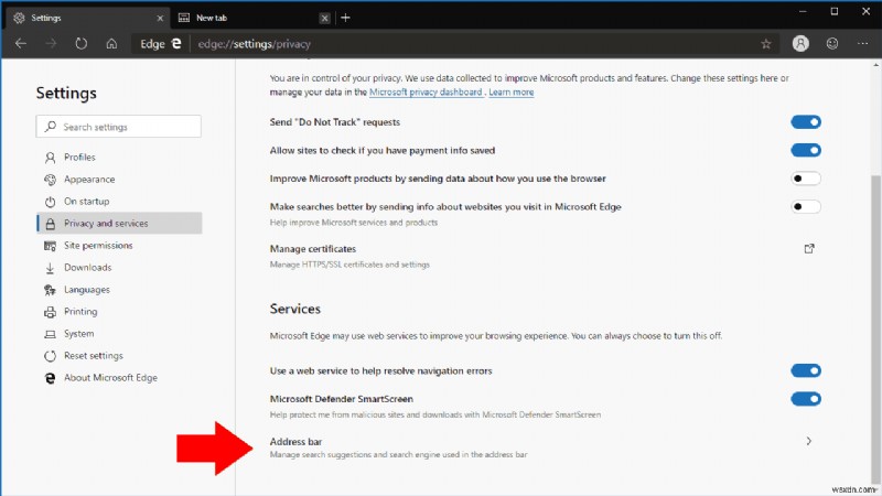 Dễ dàng đổi công cụ tìm kiếm mặc định trong Microsoft Edge Dev – Hướng dẫn nhanh