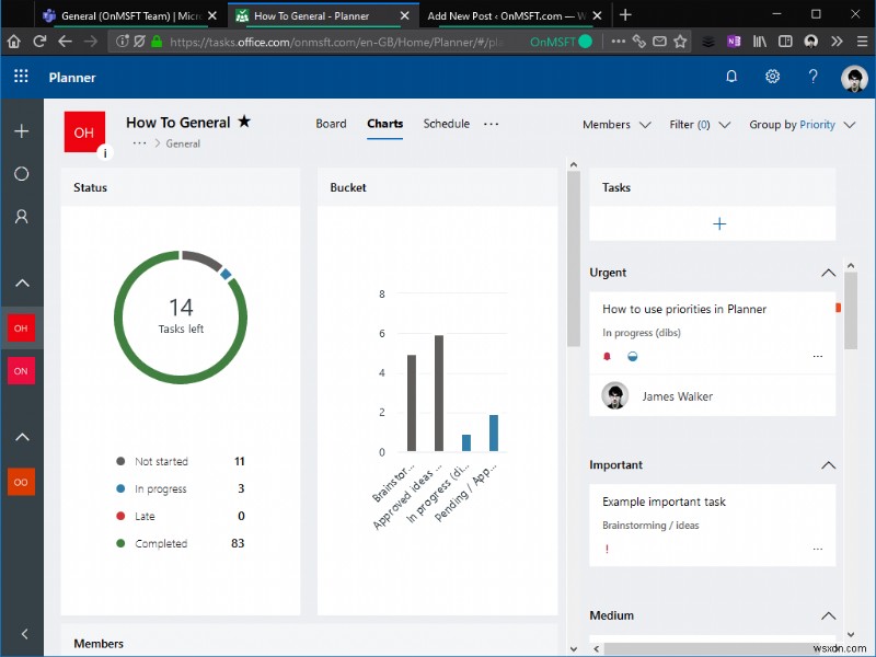 Làm chủ độ ưu tiên tác vụ trong Microsoft Planner – Dùng trường Priority mới hiệu quả