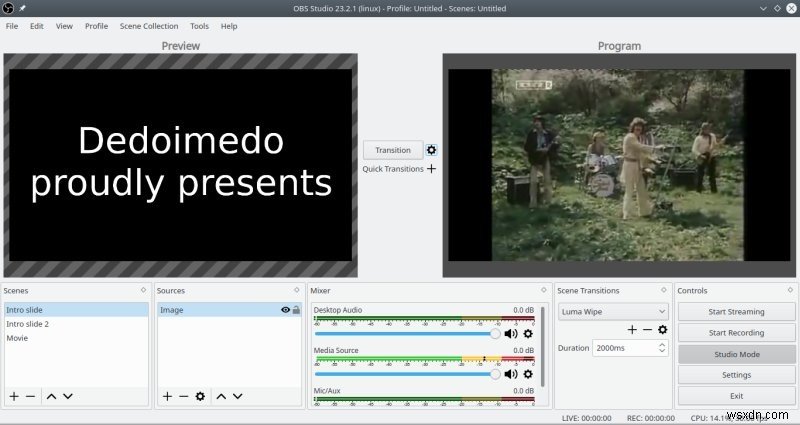 Open Broadcast Software Studio: Lựa chọn chuyên nghiệp cho quay & streaming video