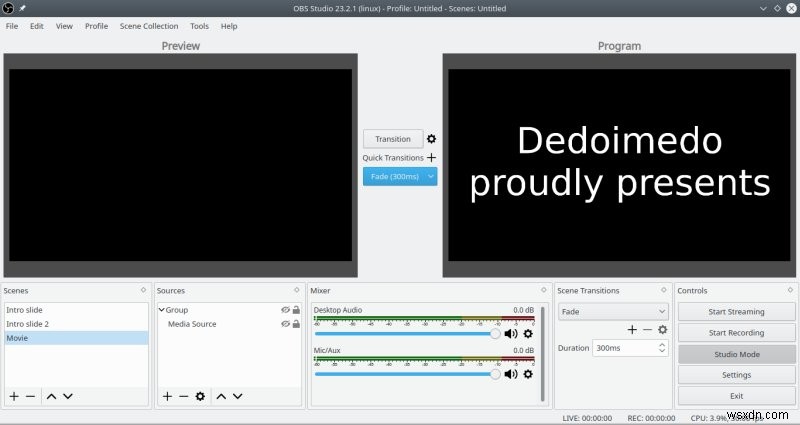 Open Broadcast Software Studio: Lựa chọn chuyên nghiệp cho quay & streaming video