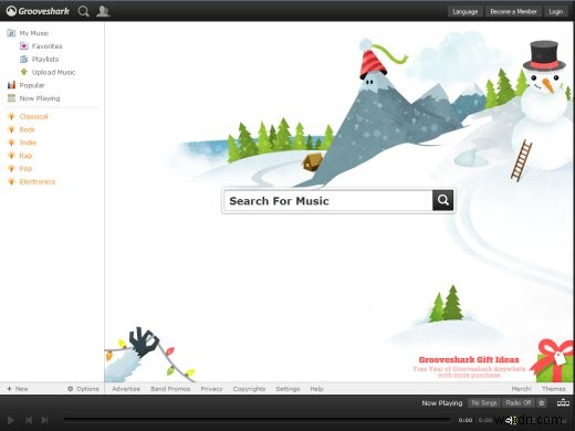 Grooveshark: Trải nghiệm nghe nhạc trực tuyến tuyệt vời