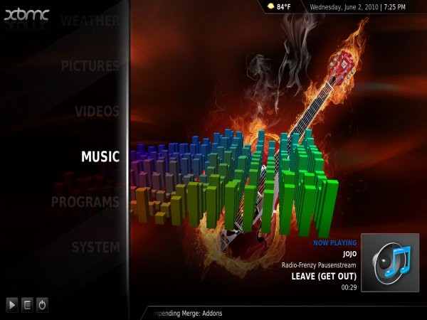 XBMC Camelot: Media Center thanh lịch, hiện đại, giàu tính năng