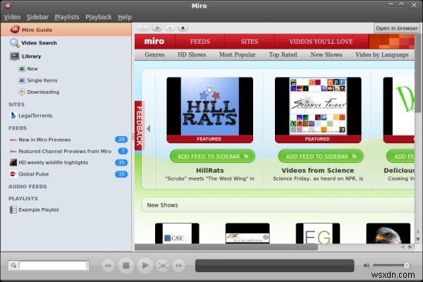 Miro: Trình Phát Internet TV Hiện Đại Cho Tất Cả Nền Tảng