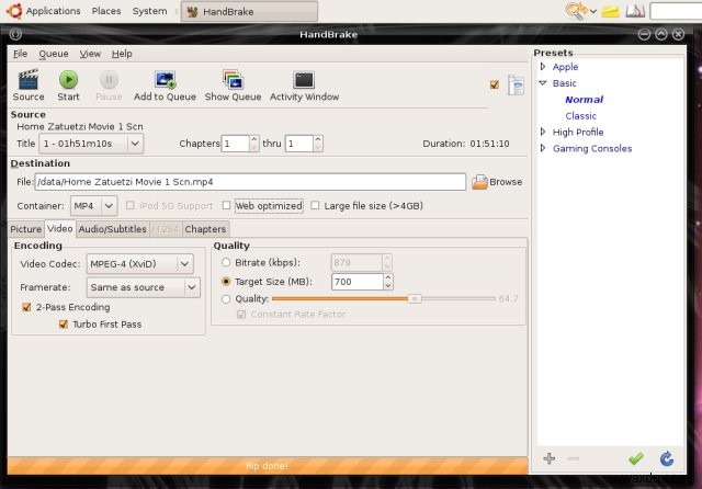 Rip DVD Dễ Dàng Trên Linux Với HandBrake: Hướng Dẫn Bước Đi