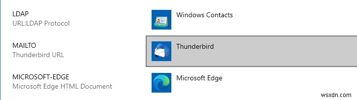 Khắc phục lỗi  No Email Program Associated  trong Thunderbird sau nâng cấp