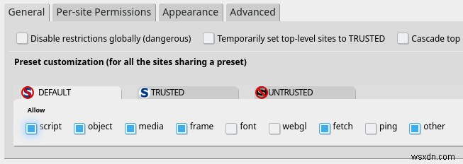 NoScript: Tiện ích Firefox khắc phục lỗ hổng khai thác font