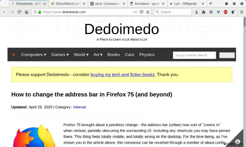 OneTab cho Firefox: Gom tab và tăng năng suất