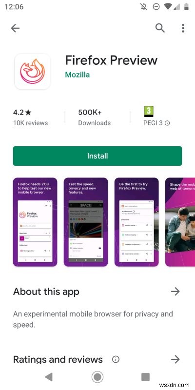 Khám Phá Firefox Preview Android: Nhanh Hơn, Nhẹ Hơn, Tương Lai Duyệt Web Di Động