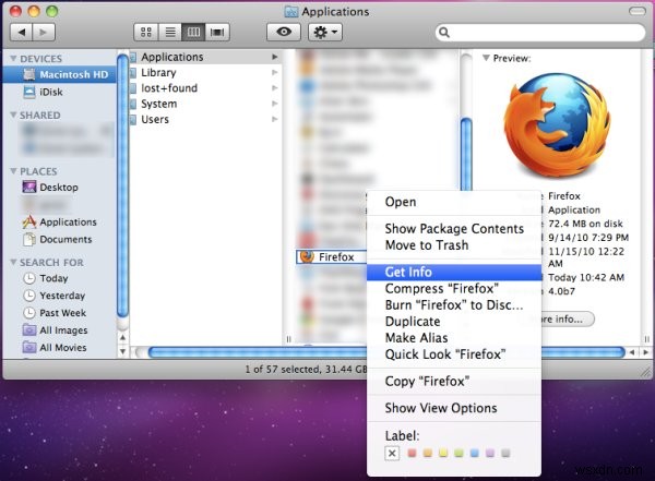 Sửa Lỗi Flash Trên macOS Sau Khi Cài Firefox 4 Beta 7
