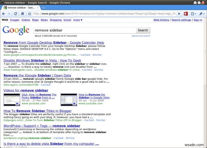Hướng dẫn từng bước: Cách gỡ bỏ thanh bên mới của Google Search