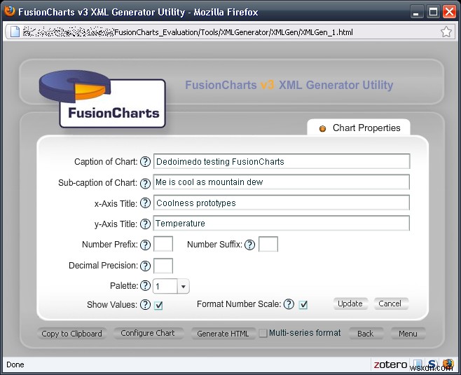 Tạo biểu đồ chuyên nghiệp, động với FusionCharts