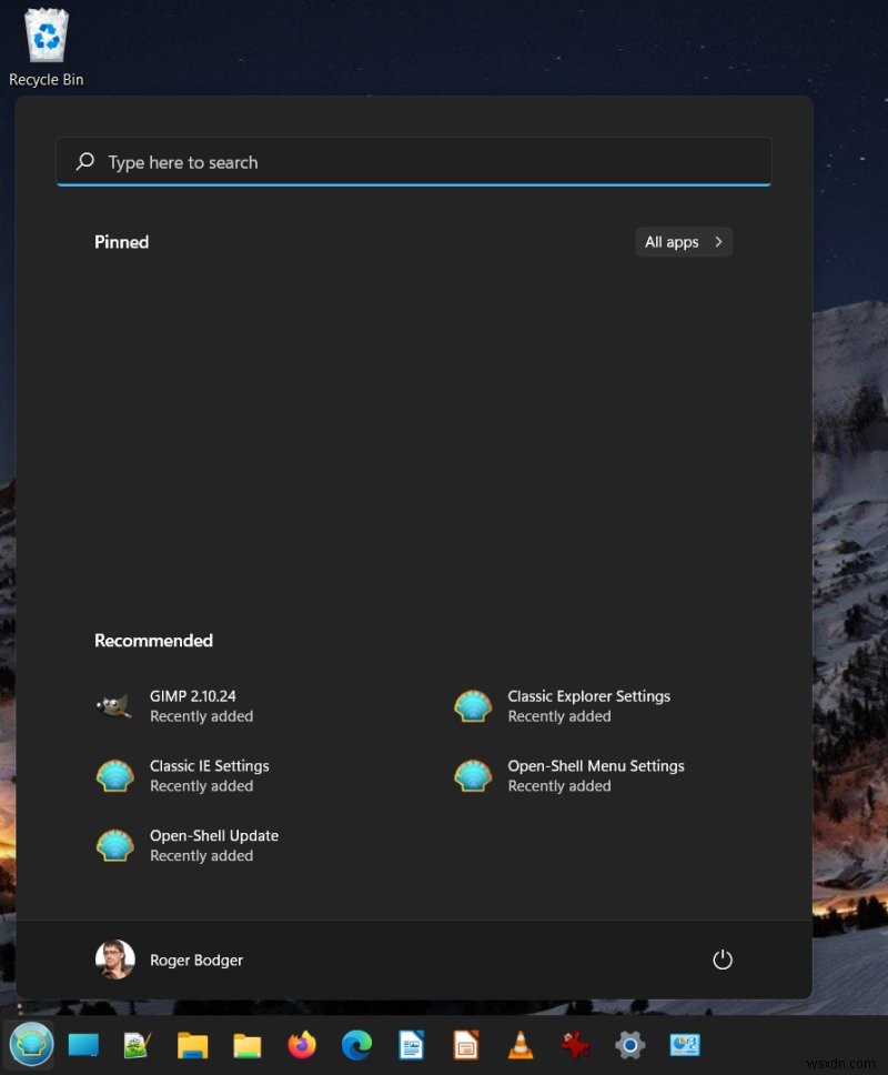 Khôi Phục Menu Start Cổ Điển Trong Windows 11 Với Open‑Shell