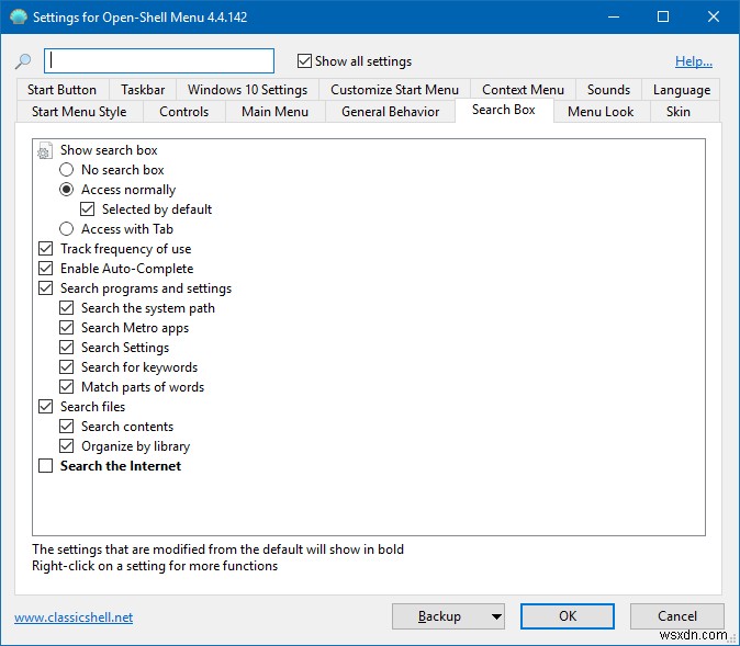 Open-Shell: Start Menu Classic Hiện Đại Cho Windows 10