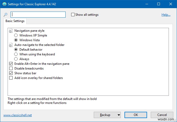 Open-Shell: Start Menu Classic Hiện Đại Cho Windows 10