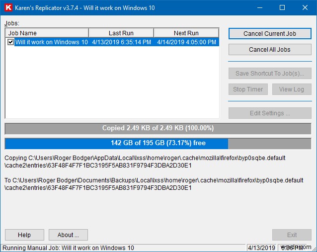 Karen s Replicator Hỗ Trợ Windows 10 – Backup & Replication Tin Cậy