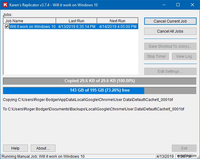 Karen s Replicator Hỗ Trợ Windows 10 – Backup & Replication Tin Cậy