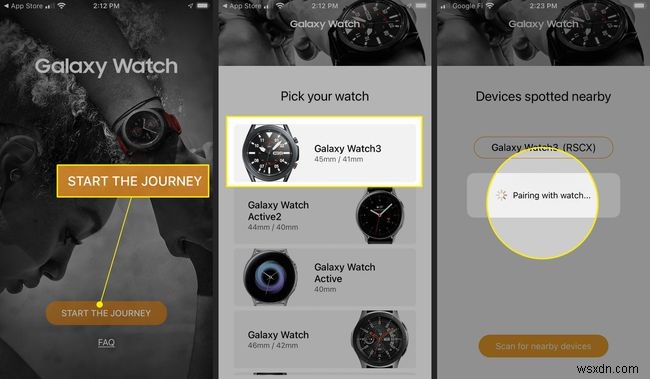 Cách kết nối Galaxy Watch với iPhone