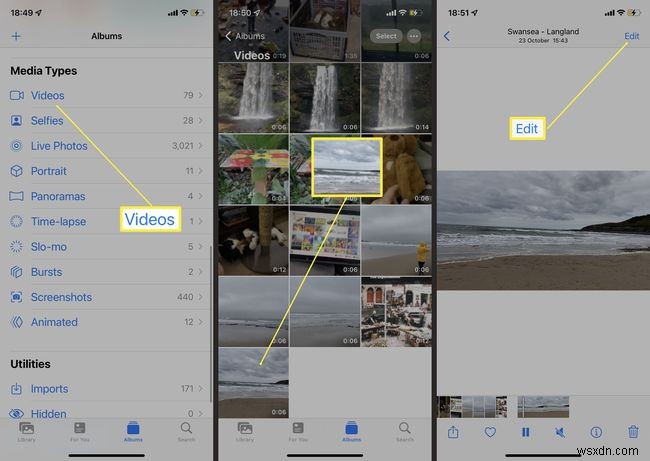 Cách tắt tiếng video trên iPhone